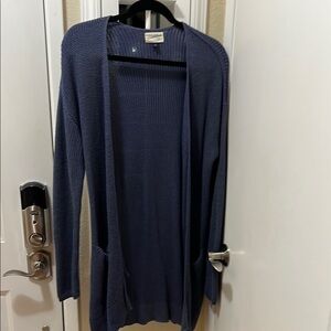 Universal Thread Blue Open-Front Cardigan Sweater